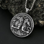 Anubis Steel Pendant Ancient Egyptian Pharaoh