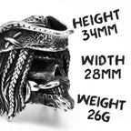 Pirate Skull Ring — Stainless Steel