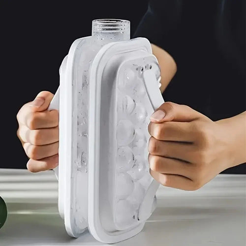 2-in-1 Ice Mold Water Bottle — Foldable
