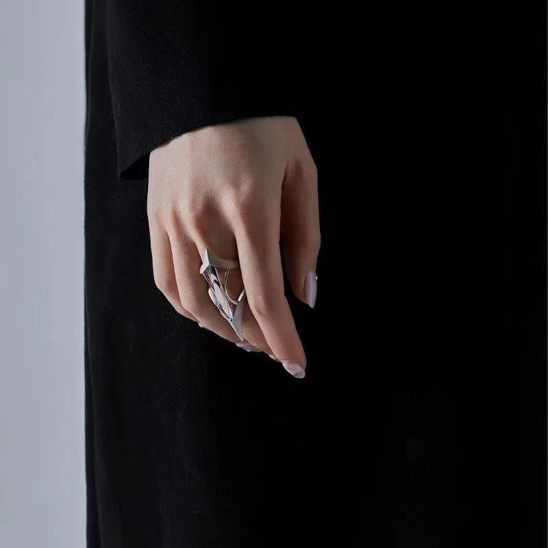 Cyber Punk Open Ring — Copper