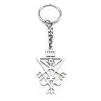 Lucifer Sigil Silver Pendant Church Satan Trident