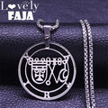 Occult Sigil Silver Pendant Bathin Demons Seals
