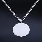 Pentagram Pendant Necklace — Stainless Steel