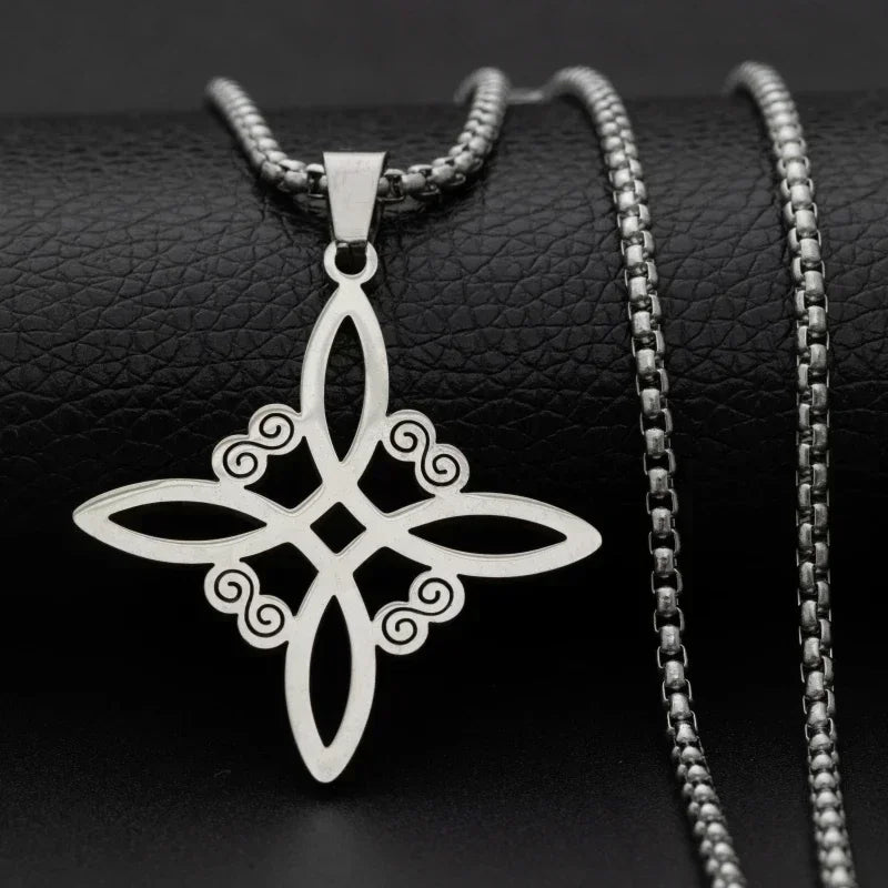 Cool Titanium Steel Dumbbell Pendant Necklace Barbell Fitness Pendant Men and Women Leisure Sports Punk Jewelry