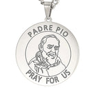 Dawapara Saint Christopher Medal Necklace Jesus Truet In You Amulet Catholic Jewelry Travelers Driver Gifts Stainless