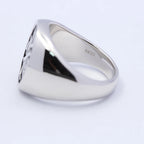 Chi Rho Cross Ring — 925 Silver