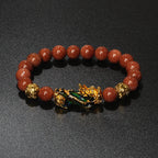 Color-Changing Natural Stone Pi Xiu Beaded Bracelet