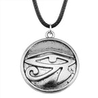 Eye of Horus Pendant Necklace — Egyptian Protection Amulet