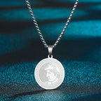 Lion of Judah Coin Pendant Necklace
