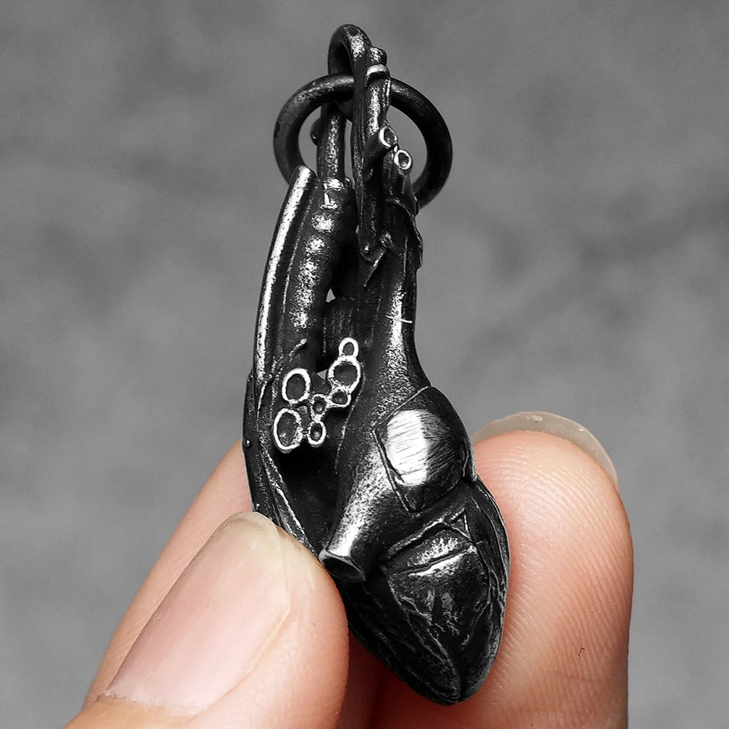 Heart Pendant Necklace — Stainless Steel