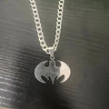 Bat Flash Steel Pendant Anime Necklace Chain