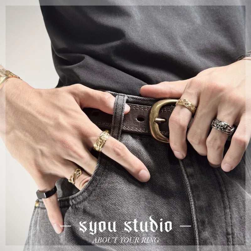 Simple Skull Ring — Stainless Steel