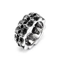 Gothic Skull Steel Ring Vintage Punk Rock Party
