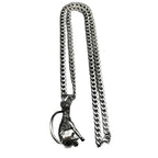 Cat Steel Pendant 316L Sphinx Gothic