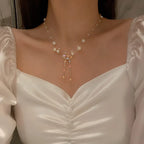 Butterfly Blade Snake Chain Necklace — Gold