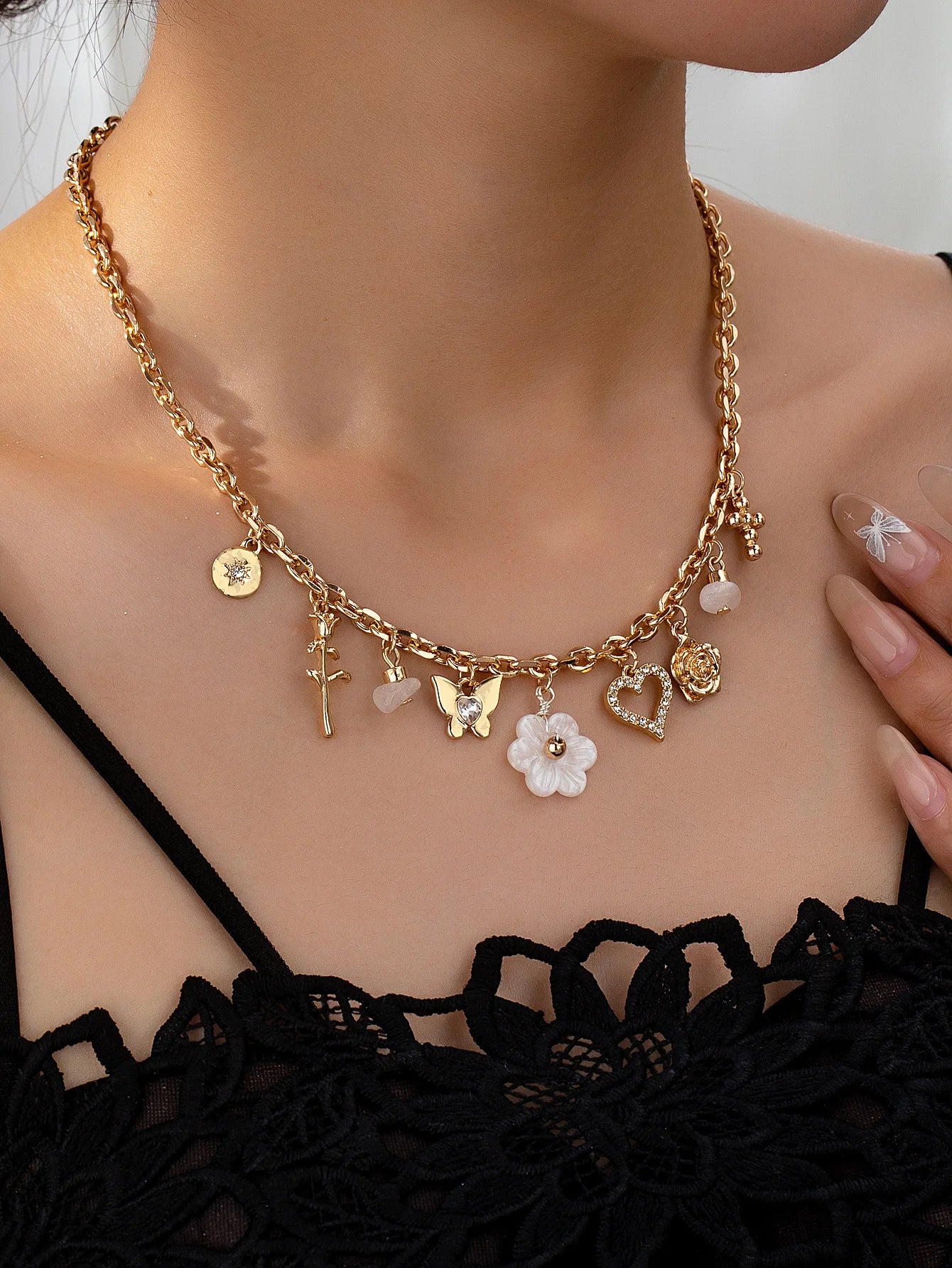 Devil's Eye Multi-Layer Chain Necklace