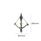 Buyee 925 Sterling Silver Male Big Pendant Chain Elegant Bow Arrow Necklace for Men Fashion Unique Fine Jewelry Chain