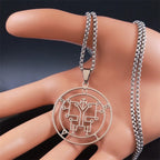 Demon Silver Pendant Seal Orias Women/men Satan