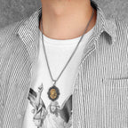 Virgin Mary Pendant Necklace — Stainless Steel