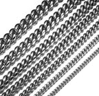 6mm-22mm wide 316L Stainless Steel Cuban Miami Chains Necklaces Big Heavy Round Link Chain for Men Hip Hop Rock jewelry