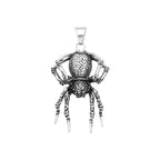 Gothic Spider Pendant — Stainless Steel