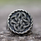 2023 NEW Men's 316L stainless steel rings Viking Celtic Knot Ring Amulet Vintage Scandinavn Jewelry Gifts free shipping