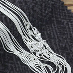 Silver-Tone Snake Chain Necklace — 1.2mm 80cm