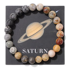 Rope Steel Bracelet Moon 8MM Solar System