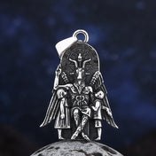 Baphomet Leviathan Cross Pendant Necklace — 316L Stainless Steel