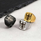 Eagle Signet Ring — Stainless Steel