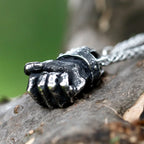 Power Fist Stainless Steel Pendant Necklace