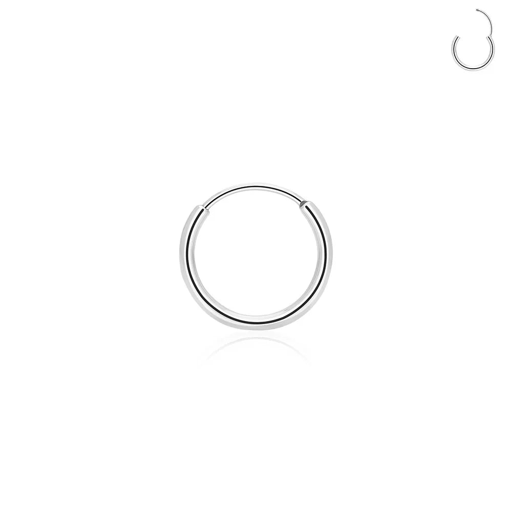 G23 Titanium Open Circle Earrings Cool Air Personality Open Men's And Women's Fashion Tragus Piercing Jewelry Simple Earrings