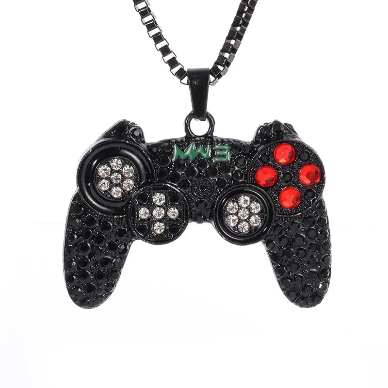 Fashionable and Domineering Ak-47 Submachine Gun Pendant Necklace Suitable for Men\'s Personalized Hip-Hop Rock Punk
