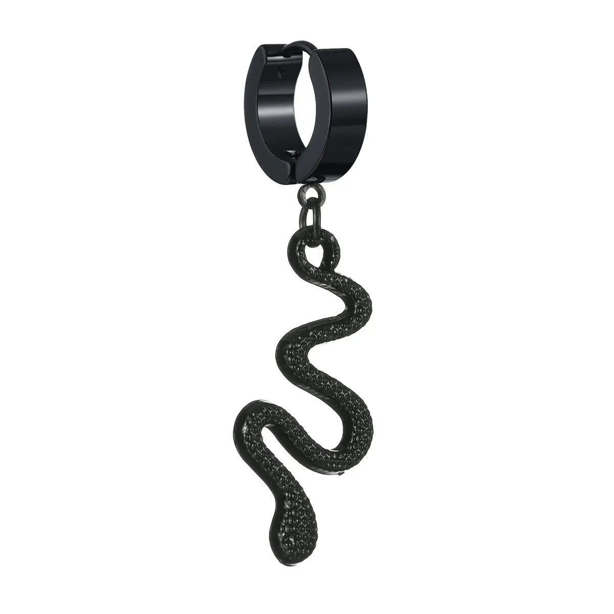 Punk Mens Long Stick Ear Stud Set Black Earrings Gift for Boyfriend Lover Jewelry Nightclub Bar Earring