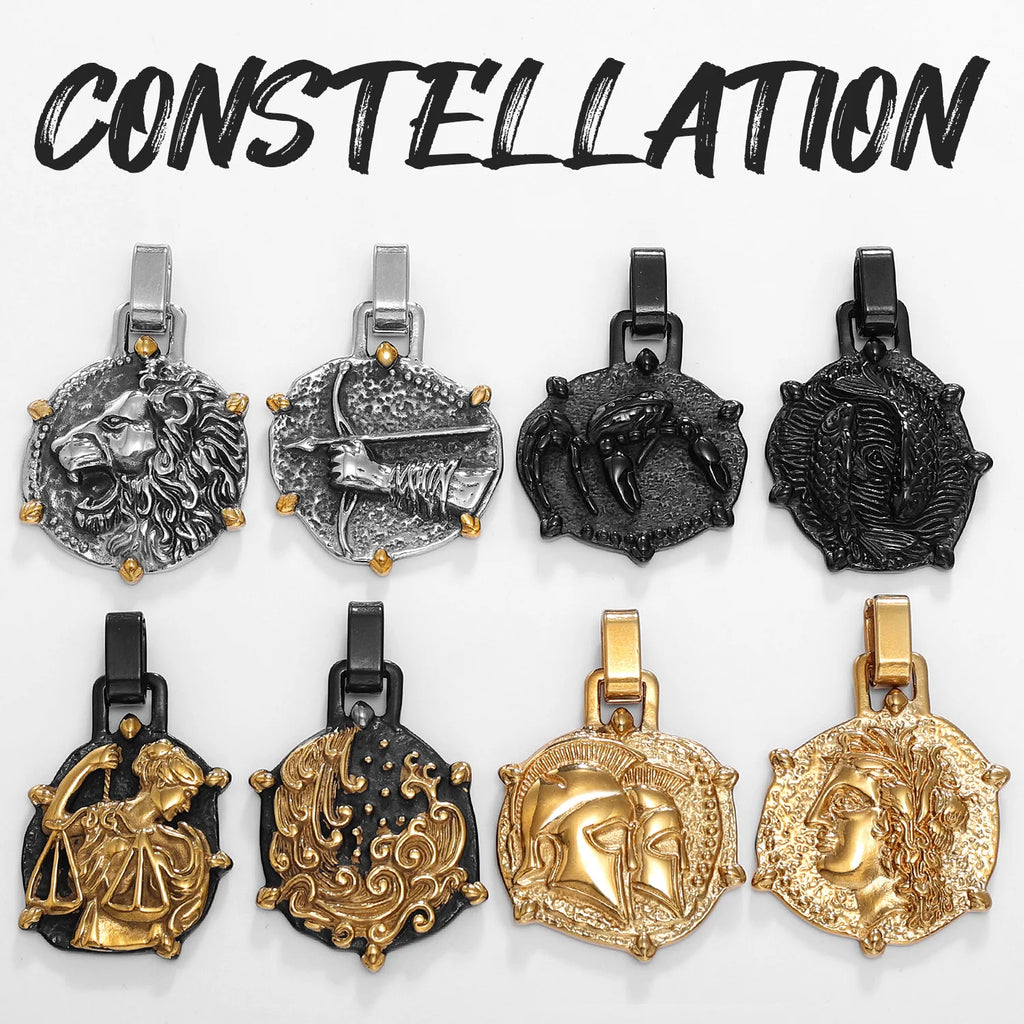 Constellation Pendant Necklace — Stainless Steel