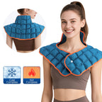 Hot Cold Compress Therapy Shoulder Wrap Self-absorbing Large Ice Pack Pad Back Neck Massage Cushion For Sport Muscle