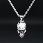 Death Totem Skull Pendant Necklace — Stainless Steel