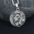 Lion Head Pendant — 925 Silver