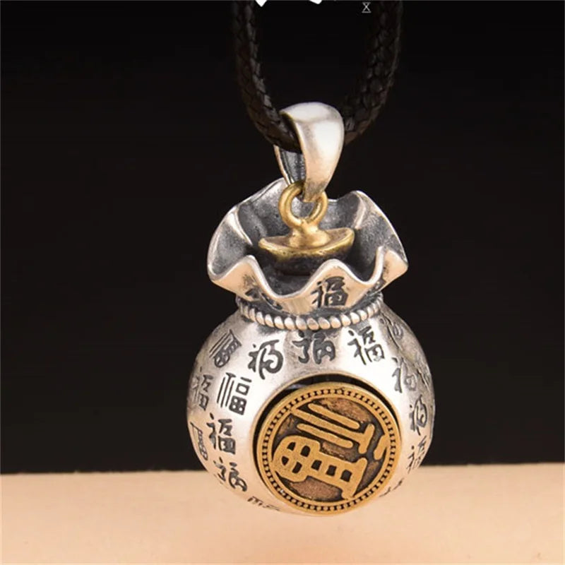 Lucky Amulet Gold Pendant Necklace