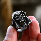 Men Vintage Hip Hop Rings Biker Party Halloween Jewelry Gift New Men Gothic Punk Stainless Steel Skeleton Horror Skull