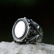Gothic Motorcycle Skull Ring — 316L Stainless Steel