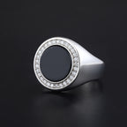 Agate Statement Ring — 925 Silver