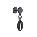 Punk Mens Long Stick Ear Stud Set Black Earrings Gift for Boyfriend Lover Jewelry Nightclub Bar Earring