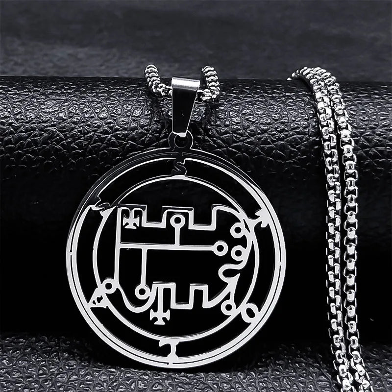 Lilith Demon Seal Necklace — Silver