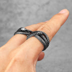 Gothic Snake Animal Ring — Stainless Steel