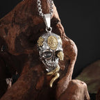 Domineering Ferocious Tiger Head Pendant Stainless Steel Animal Necklace Men's Punk Trend Cool Jewelry Boy Gift
