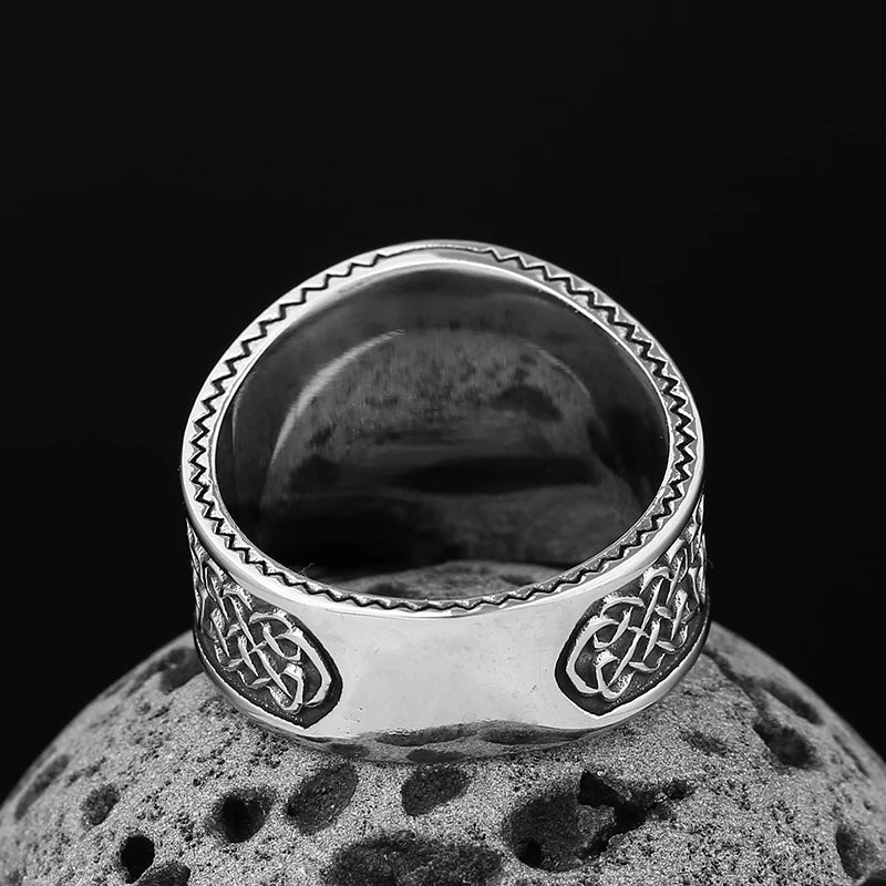North Viking Tree of Life Ring — Stainless Steel