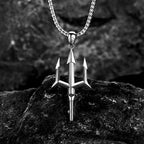 Fashionable and Domineering Ak-47 Submachine Gun Pendant Necklace Suitable for Men\'s Personalized Hip-Hop Rock Punk