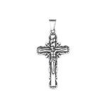 Fashion 316L Stainless Steel Christian Cross Necklace For Men Women Hip Hop Cool Religious Charm Pendant Punk Jewelry