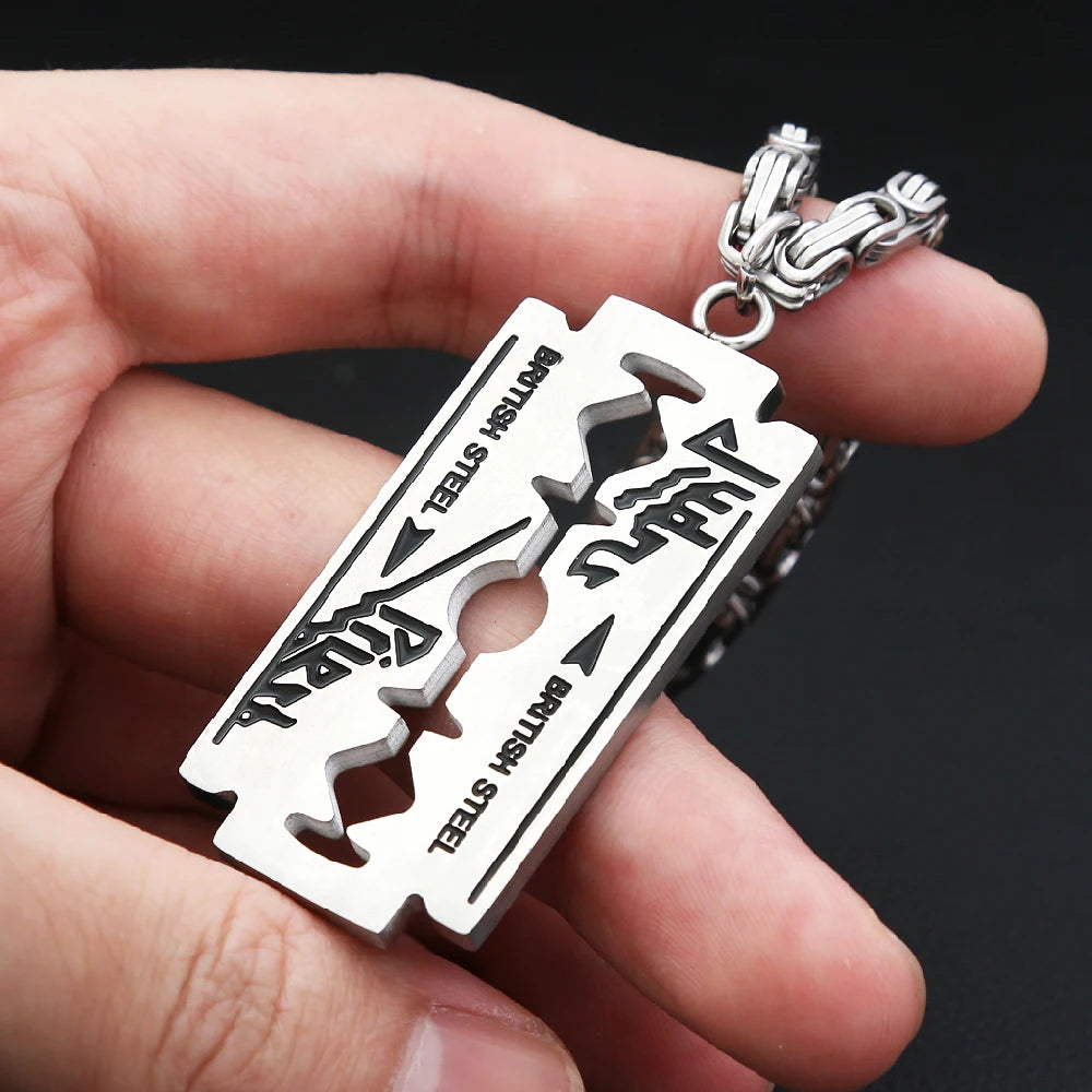 Steel Pendant Vintage Music Band Judas Priest